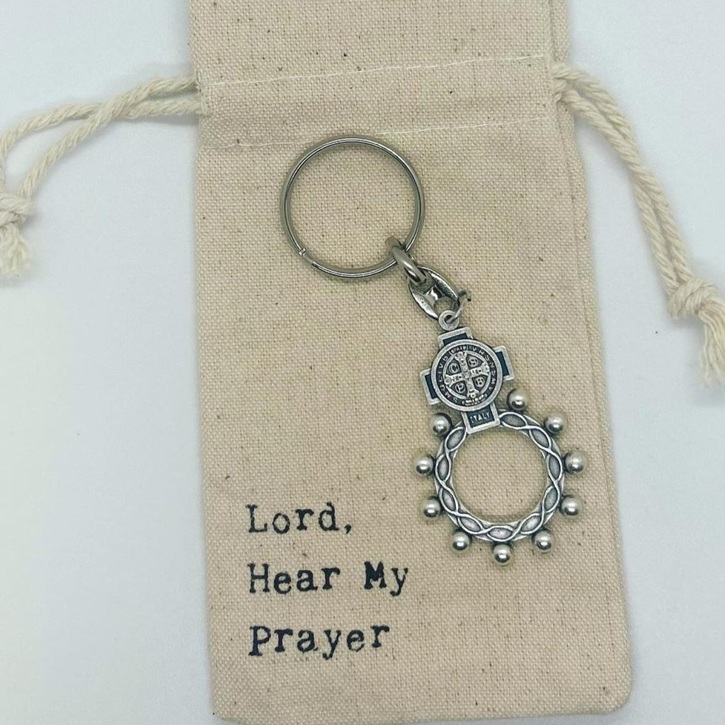Benedict Rosary Key Chain