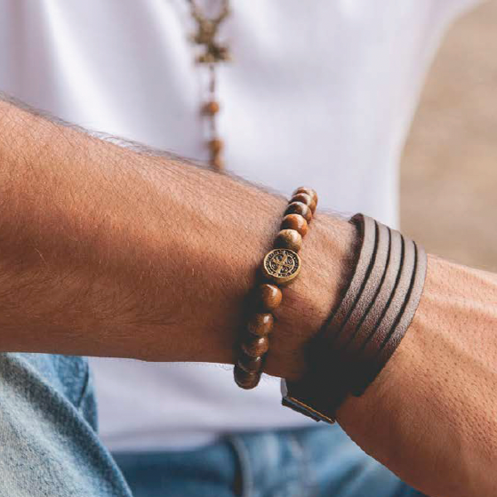 Pulsera San Benito Madera